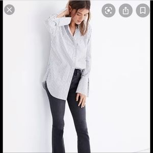 Made well collared button down dress shirt